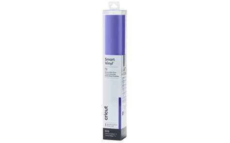 Cricut Smart Vinyl Removable 33X91Cm 1 Sheet (Purple); Works without a cutting mat – just load & go!; Durable, yet removes without residue; Recommended for indoor use; For Cricut Explore® 3 & Cricut Maker® 3